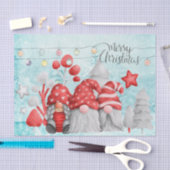 Weihnachtsfeiertag Feierliche Gnomaden Seidenpapier (Handwerk)