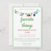 Weihnachtsfeiertag Feierliche LieblingsDINGE Einladung (Vorderseite)