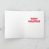 Weihnachtsfeiertag Feiertagskarte (Innenseite)