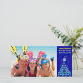 Weihnachtsfeiertag Feiertagskarte (Stehend Vorderseite)