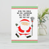 Weihnachtsfeiertag Feiertagskarte (Stehend Vorderseite)