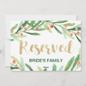 Weihnachtsfeiertag Feiertagskarte (Rückseite)