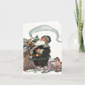 Weihnachtsfeiertag Feiertagskarte (Vorderseite)