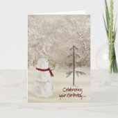 Weihnachtsfeiertag Feiertagskarte (Vorderseite)