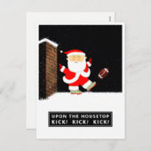 Weihnachtsfeiertag Feiertagspostkarte (Vorne/Hinten)