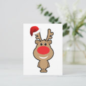 Weihnachtsfeiertag Feiertagspostkarte (Stehend Vorderseite)