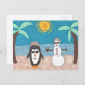 Weihnachtsfeiertag Feiertagspostkarte (Vorne/Hinten)