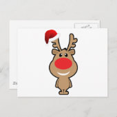 Weihnachtsfeiertag Feiertagspostkarte (Vorne/Hinten)