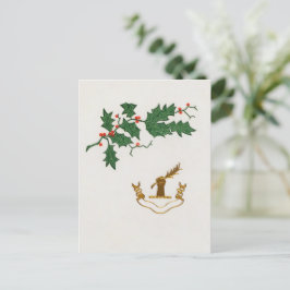 Weihnachtsfeiertag Feiertagspostkarte