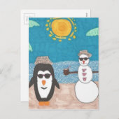 Weihnachtsfeiertag Feiertagspostkarte (Vorne/Hinten)