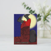 Weihnachtsfeiertag Feiertagspostkarte (Stehend Vorderseite)