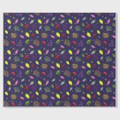 Weihnachtsfeiertag | Ferienmuster Geschenkpapier (Flach)