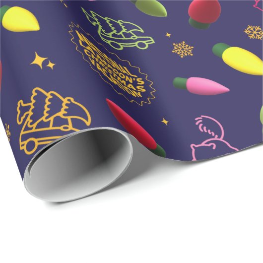 Weihnachtsfeiertag | Ferienmuster Geschenkpapier (Rolleneckpunkt)