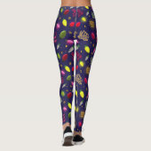 Weihnachtsfeiertag | Ferienmuster Leggings (Rückseite)
