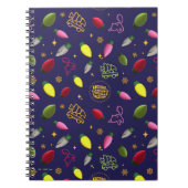 Weihnachtsfeiertag | Ferienmuster Notizblock (Vorderseite)