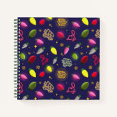 Weihnachtsfeiertag | Ferienmuster Notizblock (Vorderseite)