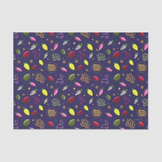 Weihnachtsfeiertag | Ferienmuster Seidenpapier (Vorderseite)