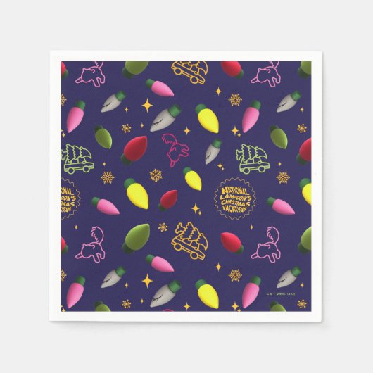 Weihnachtsfeiertag | Ferienmuster Serviette (Vorderseite)