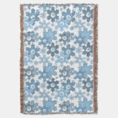 Weihnachtsfeiertag festliche Winterschneeflocken h Decke (Vorderseite Vertikal)