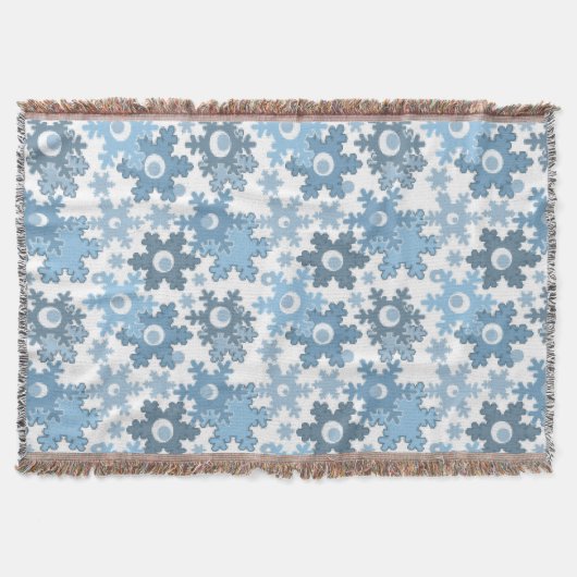 Weihnachtsfeiertag festliche Winterschneeflocken h Decke (Vorderseite)