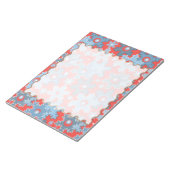 Weihnachtsfeiertag festliche Winterschneeflocken h Notizblock (angewinkelt)