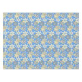 Weihnachtsfeiertag festliche Winterschneeflocken h Tischdecke (Vorderseite (Horizontal))