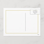 Weihnachtsfeiertag Firmengrüße Feiertagspostkarte (Rückseite)