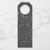 Weihnachtsfeiertag Flaschenanhänger (Rückseite)