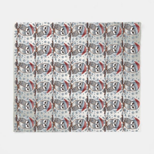 Weihnachtsfeiertag Fleece Blanket (Vorderseite (Horizontal))