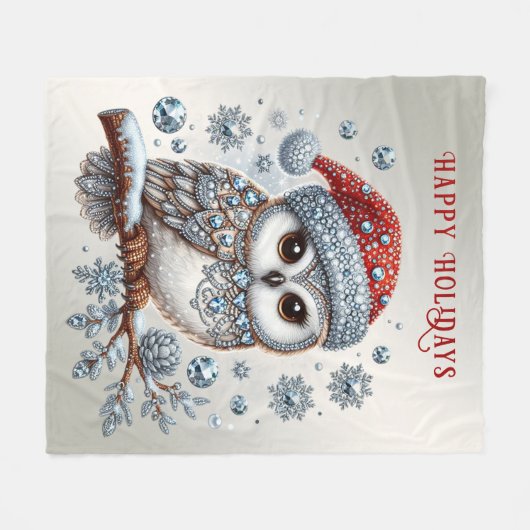 Weihnachtsfeiertag Fleece Blanket (Vorderseite (Horizontal))