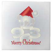 Weihnachtsfeiertag Fliese (Vorderseite)