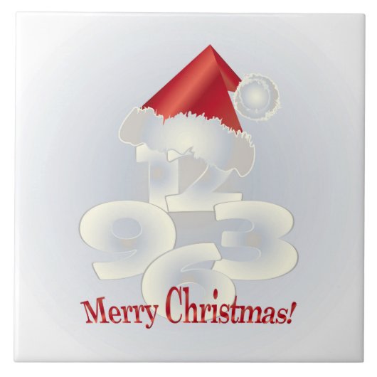 Weihnachtsfeiertag Fliese (Vorderseite)