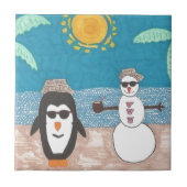 Weihnachtsfeiertag Fliese (Vorderseite)