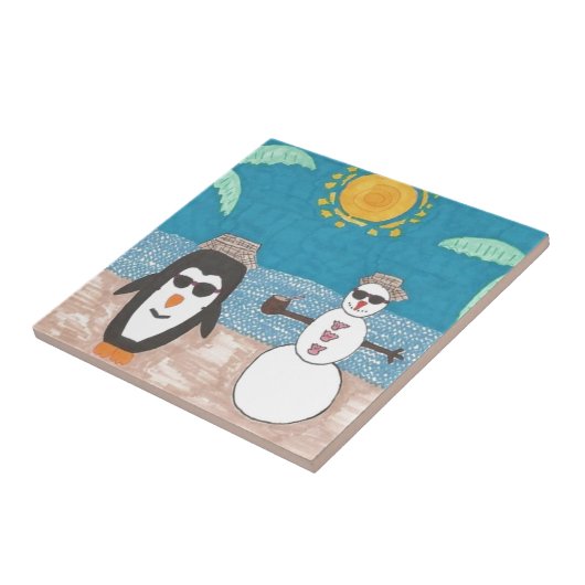 Weihnachtsfeiertag Fliese (Seite)