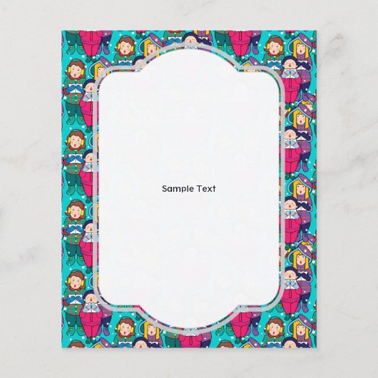 Weihnachtsfeiertag Flyer (Hinten)