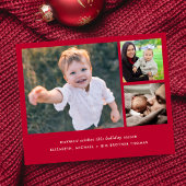 Weihnachtsfeiertag Foto Ankündigung