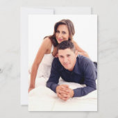 Weihnachtsfeiertag Foto Dankeskarte (Rückseite)