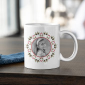 Weihnachtsfeiertag Foto Einfache Grünfläche Kreis Jumbo-Tasse