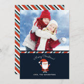 Weihnachtsfeiertag Foto Feiertagskarte (Vorne/Hinten)