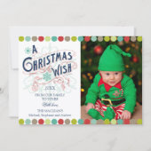 Weihnachtsfeiertag Foto Feiertagskarte (Vorderseite)