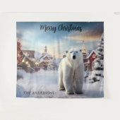 Weihnachtsfeiertag Foto im Hintergrund Wandteppich (Vorderseite (Horizontal))