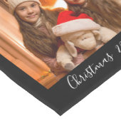 Weihnachtsfeiertag Foto Name Wohngestaltung Keepak Mittelgroßer Tischläufer (Ecke)