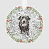 Weihnachtsfeiertag Foto Ornament (Vorderseite)