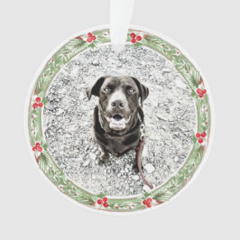 Weihnachtsfeiertag Foto Ornament