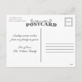 Weihnachtsfeiertag Foto Postkarte (Rückseite)