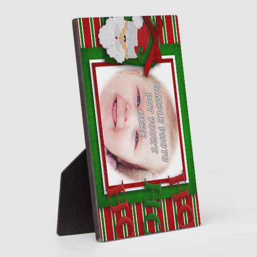 Weihnachtsfeiertag Foto Rahmengeschenk Fotoplatte (Seite)