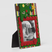 Weihnachtsfeiertag Foto-Rahmengeschenk Fotoplatte (Seite)