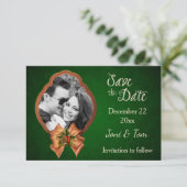 Weihnachtsfeiertag - Foto Save the Date (Stehend Vorderseite)