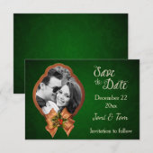 Weihnachtsfeiertag - Foto Save the Date (Vorne/Hinten)