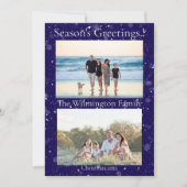 Weihnachtsfeiertag Foto Weihnachtswohnung Karte (Vorderseite)